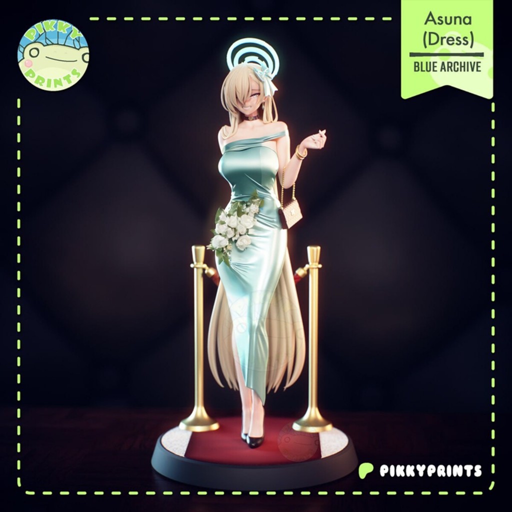 ไฟล์สำหรับพิมพ์ 3D  STL อาซึนะ Asuna Blue Archive