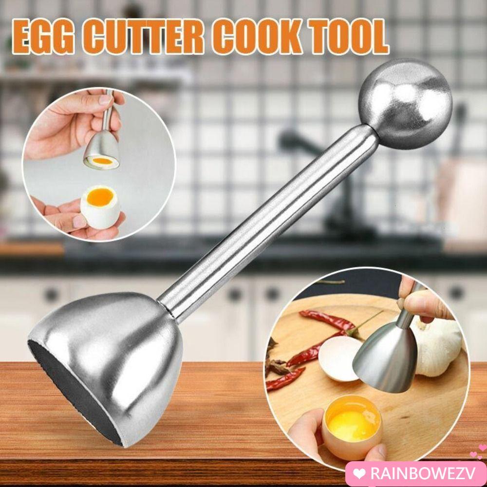 RAINBOWEZV Egg Topper Cutter Shell Egg-Knocker Cutter Egg- Knocker