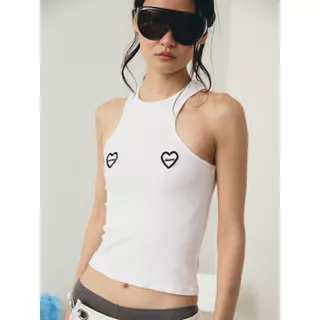 Piccoro - Sweet Heart Tank เสื้อกล้ามแปะหัวใจ