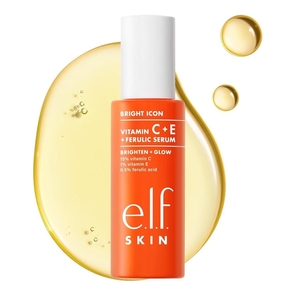 เอลฟ SKIN Bright Icon Vitamin C + E + Ferulic Face Serum, Brightening & Soothing พร้อมวิตามินซี 15%,