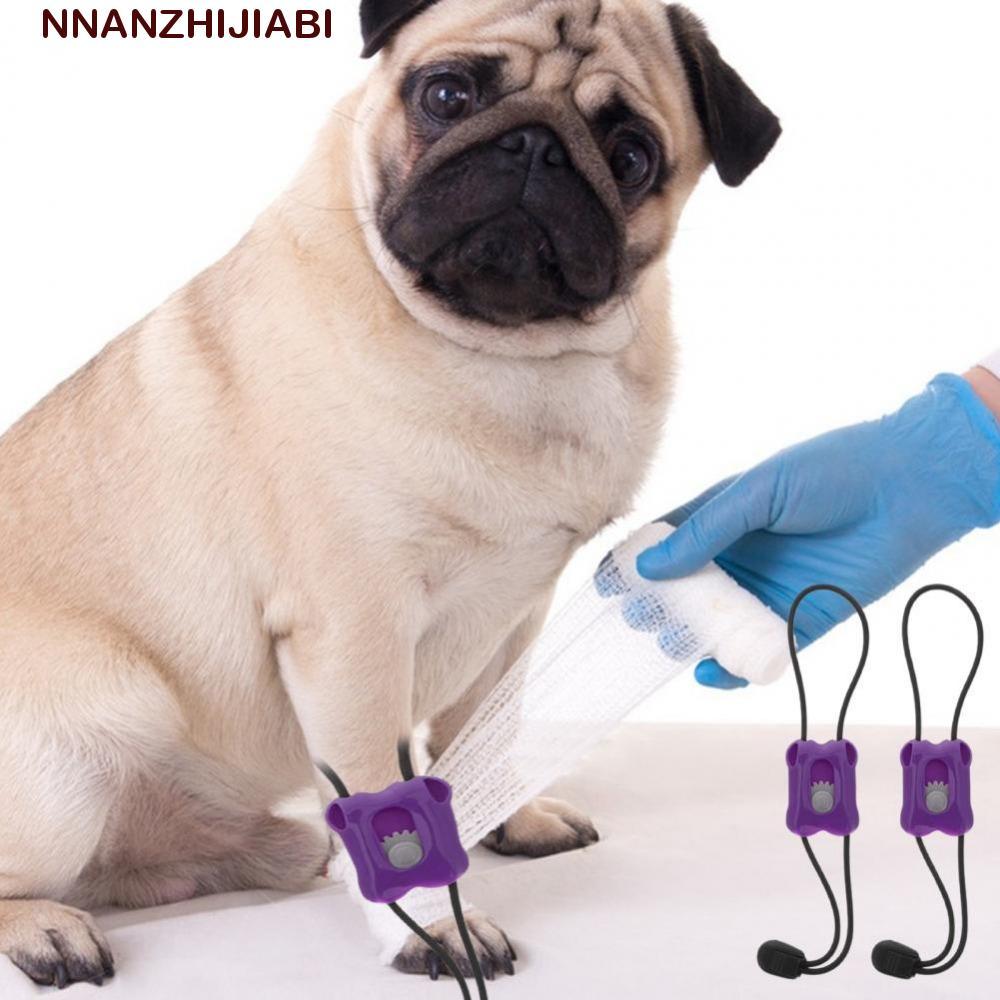NANZHIJIABI สัตว์ Tourniquet Quick Release สําหรับสุนัขแมวแบบพกพาปฏิบัติ Professional 2 ชิ้นฉุกเฉิน 