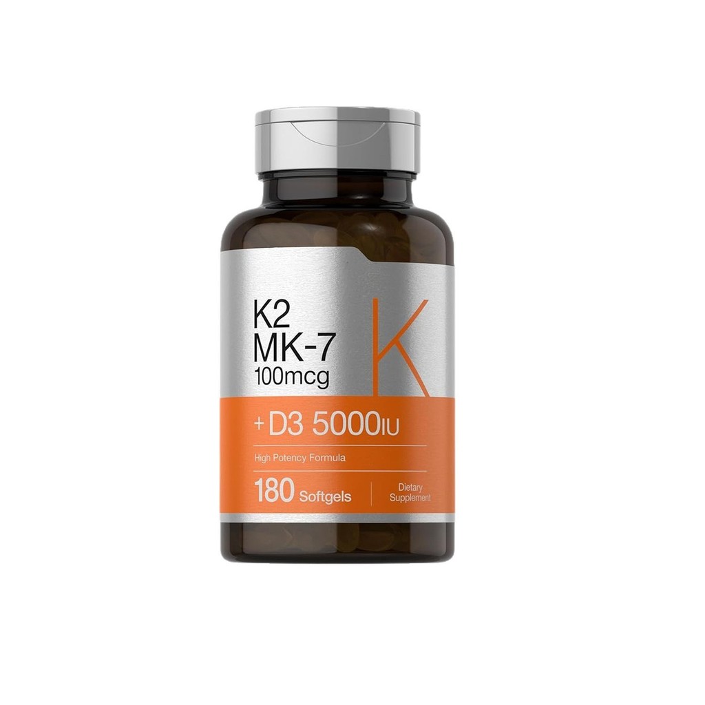 现货 外热销K2MK-7 วิตามิน K2 MK-7 维生素180粒软胶