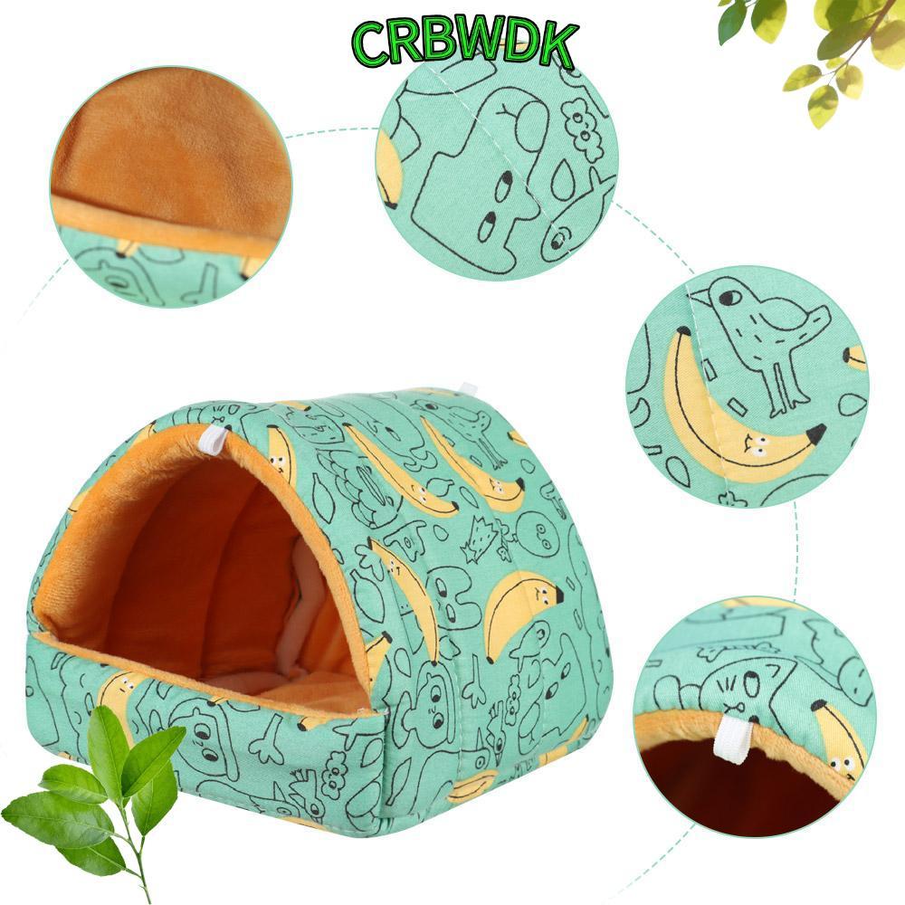 CRBWDK Hamster House Fashion Mini Cage Winter Rabbit Squirrel Warm Mat