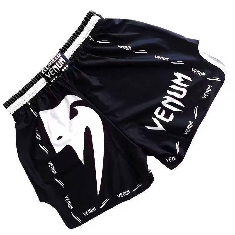 [Muay Thai Shorts] Combat Sanda UFC Training Fighting Quick-Drying Sports Boxing Fitness Shorts zfjR