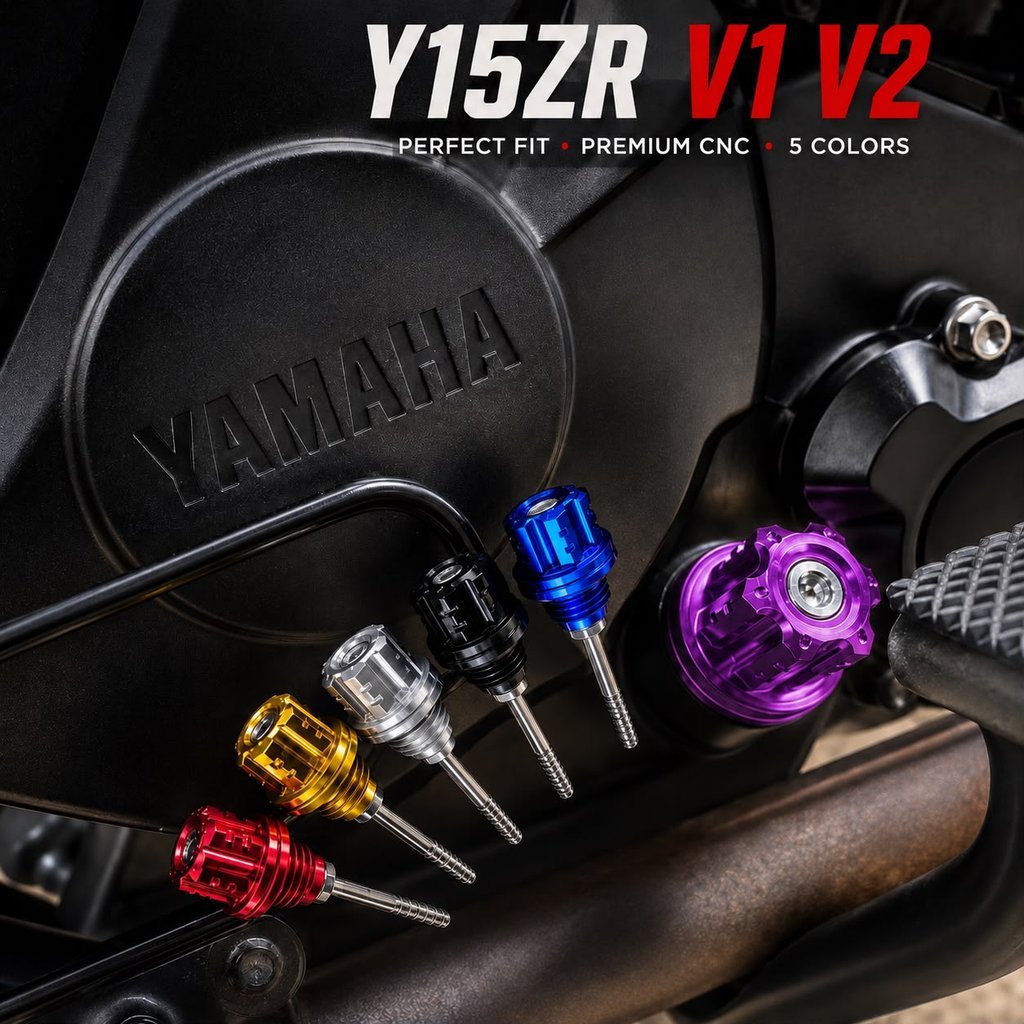 Y15ZR Y16ZR PENUTUP MINYAK HITAM ENGINE OIL LEVEL 4T OIL NUT