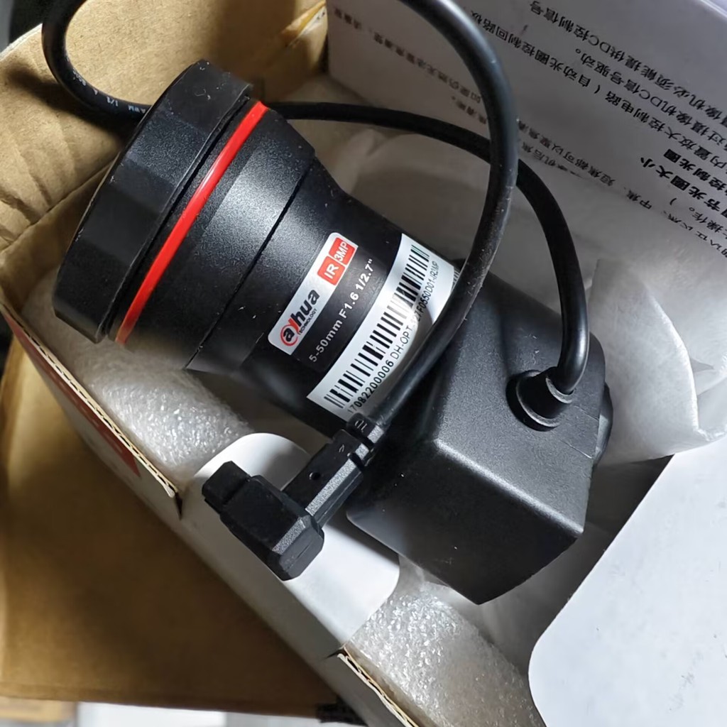 เลนส์ซูม Dahua HD ใหม่ล่าสุด DH-OPT-127F0550D01-IR3MP5.-50 มม. F1.6 1/2.7