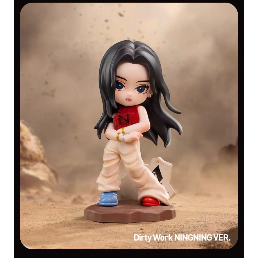 P POPMART aespa Collection Series รูป Mystery Box ของเล่นเครื่องประดับของขวัญ