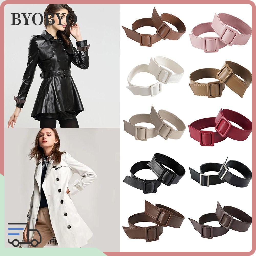 BYOBYO Cuff Bands Strap, Replacement Adjustable Leather Cuff Bands,คุณภาพสูงFaux Leather Durable Sle