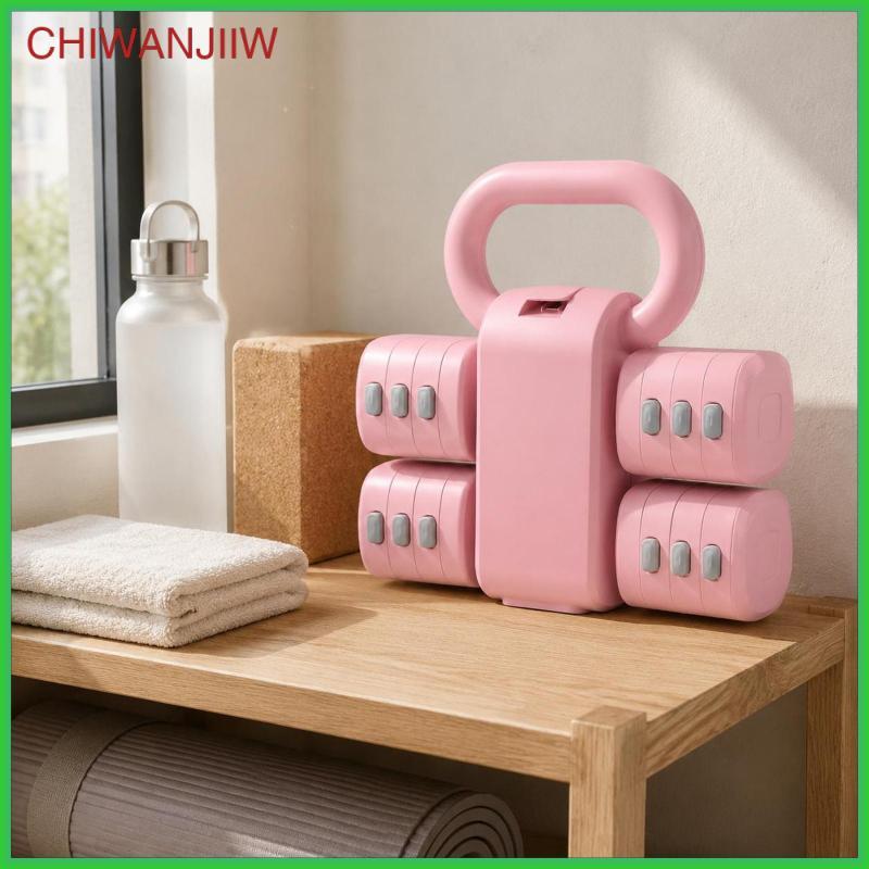 [chiwanjiiw] Dumbbell Barbell Kettlebell Set 3-in-1 Convertible Weight Set Adjustable Kettlebell Dum