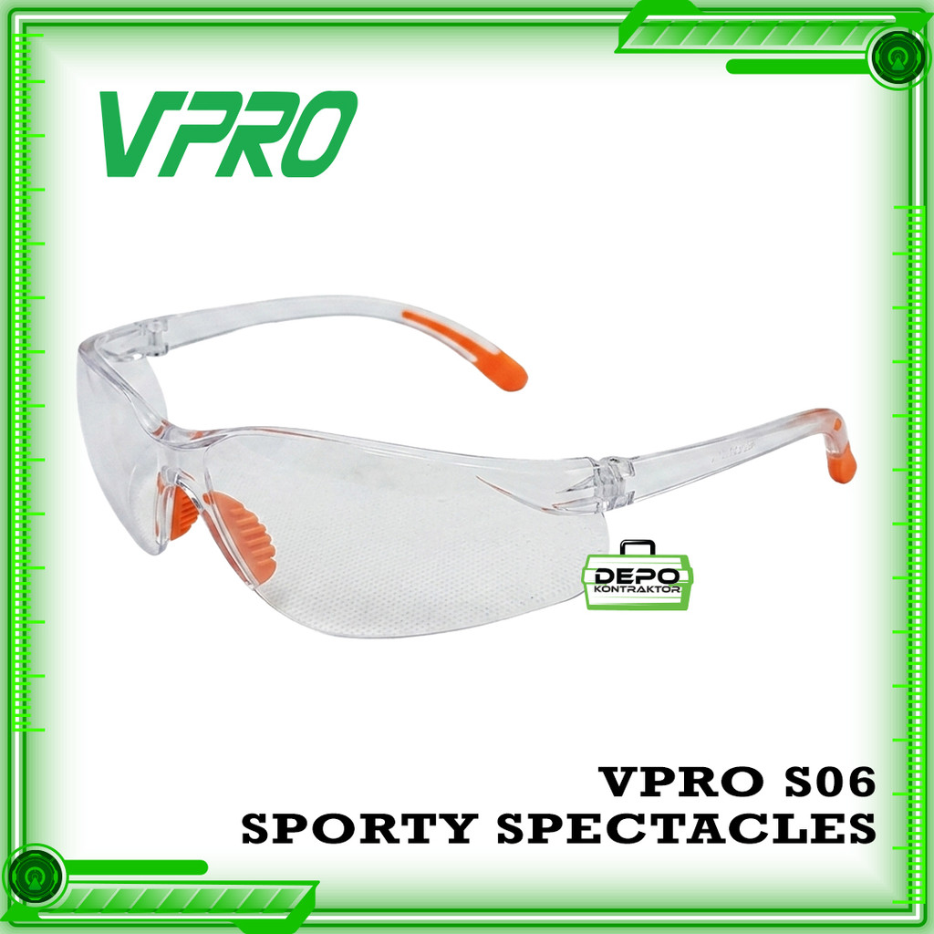 MATA VPRO S06 แว่นตานิรภัยป้องกันรังสียูวีสําหรับการประชุมเชิงปฏิบัติการโครงการรถจักรยานยนต์ VP-S06