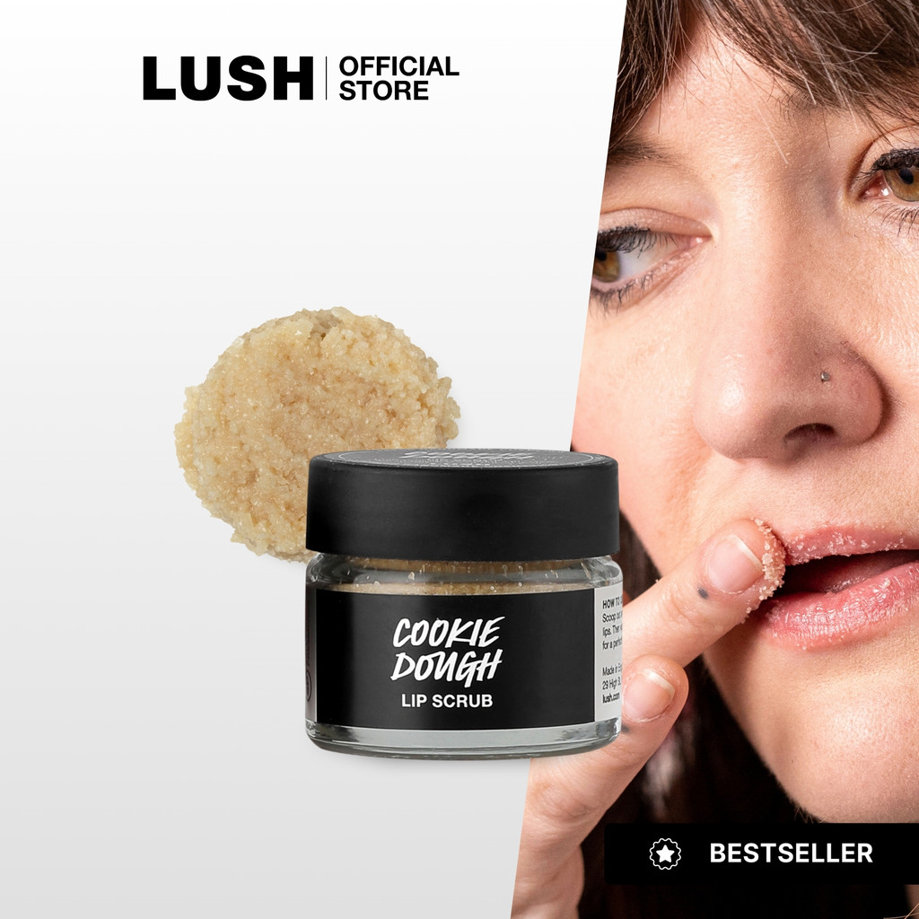 LUSH สครับปาก ลิปแก้ปากคล้ํา COOKIE DOUGH LIP SCRUB 20g
