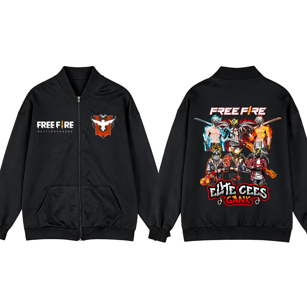 เสื้อแจ็กเก็ต Free Fire ใหม่， Ff Free Fire Elite Ces Gank รุ่น, Sg Opm Wings  Free Fire M-3XL #1