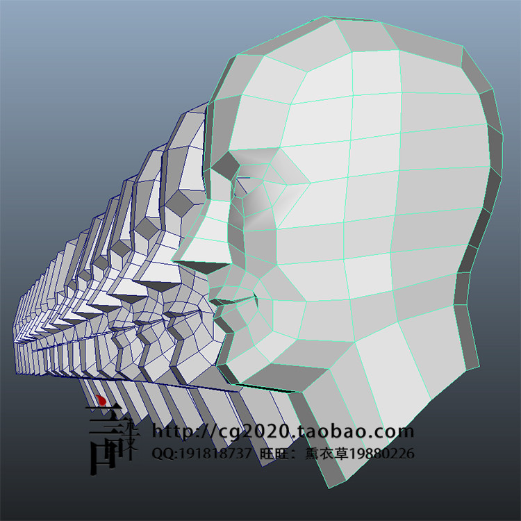 MAYA รุ่นตัวอักษรหัว c4d Avatar 3d ตัวละคร Avatar การสร้างแบบจําลอง obj + fbx Man Avatar-02316