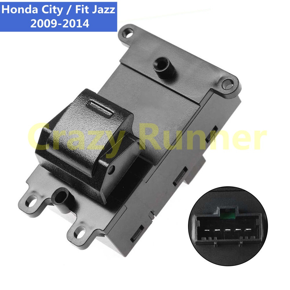 สวิทช์กระจกไฟฟ้า สวิทช์กระจกประตู สวิทซ์ยกกระจก Honda City Fit Jazz 2009-2014 crazyrunner