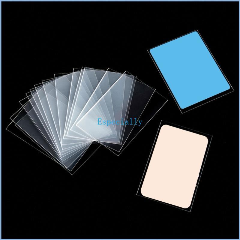 ESP Clear Penny Card Sleeve สําหรับ Safeguarding Board และการ์ดเทรดดิ้ง 50 ชิ้น