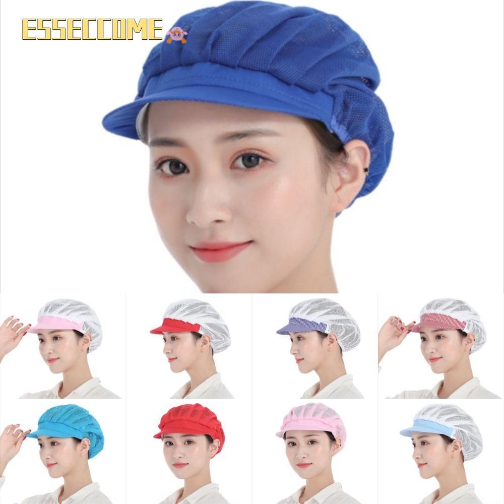 ESSECCOME หมวกทํางานครัว, การออกแบบที่ถูกสุขอนามัยกันฝุ่น Feature หมวกเชฟ, อุปกรณ์คุกน้ํามันหลักฐานป้องกันควันหมวกทําอาหารทําอาหารมืออาชีพ