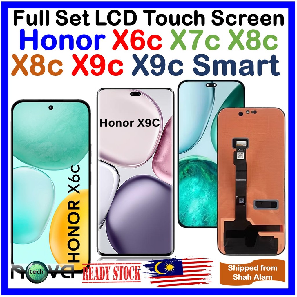 NGS ยี่ห้อชุดหน้าจอสัมผัส LCD สําหรับ HUAWEI Honor X6c / Honor X7c / Honor X8c / Honor X9c / Honor X