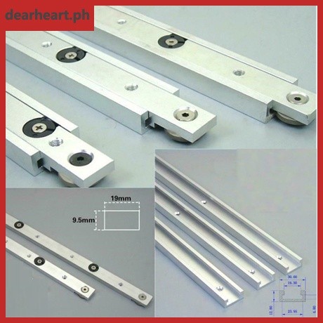 COOL T-Track อลูมิเนียมเลื่อนเครื่องมือ 300 มม./450 มม.T-Slot Miter Track และ Miter Bar Slider ตาราง
