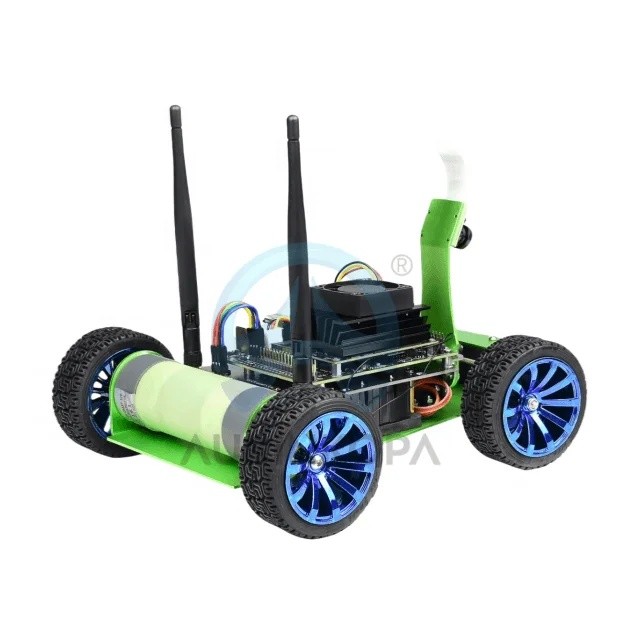 PC02 JetRacer AI Kit B AI Racing Robot ขับเคลื่อนโดย Jetson Nano มาพร้อมกับชุด Jetson Nano Dev Unoff