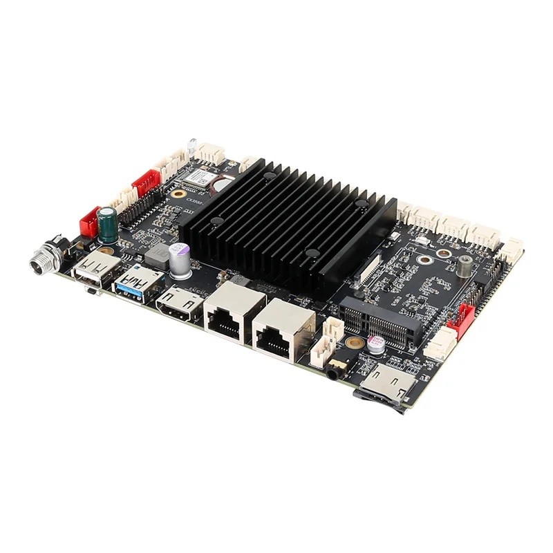 AELL Rockchip RK3568 Quad-Core บอร์ดพัฒนาอุตสาหกรรมพร้อม DDR4 Android 13.0 ฝัง PCB เมนบอร์ด RK3588A 