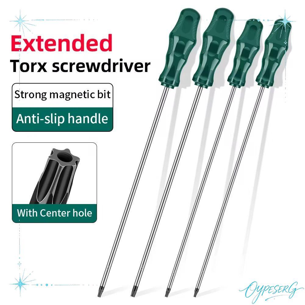 OYPESERG Torx ไขควง, พร้อมรู T15 T20 T25 T30 ไขควงหกเหลี่ยม, ซ่อมบ้าน 400 มม.เครื่องมือไขควงอัลเลน