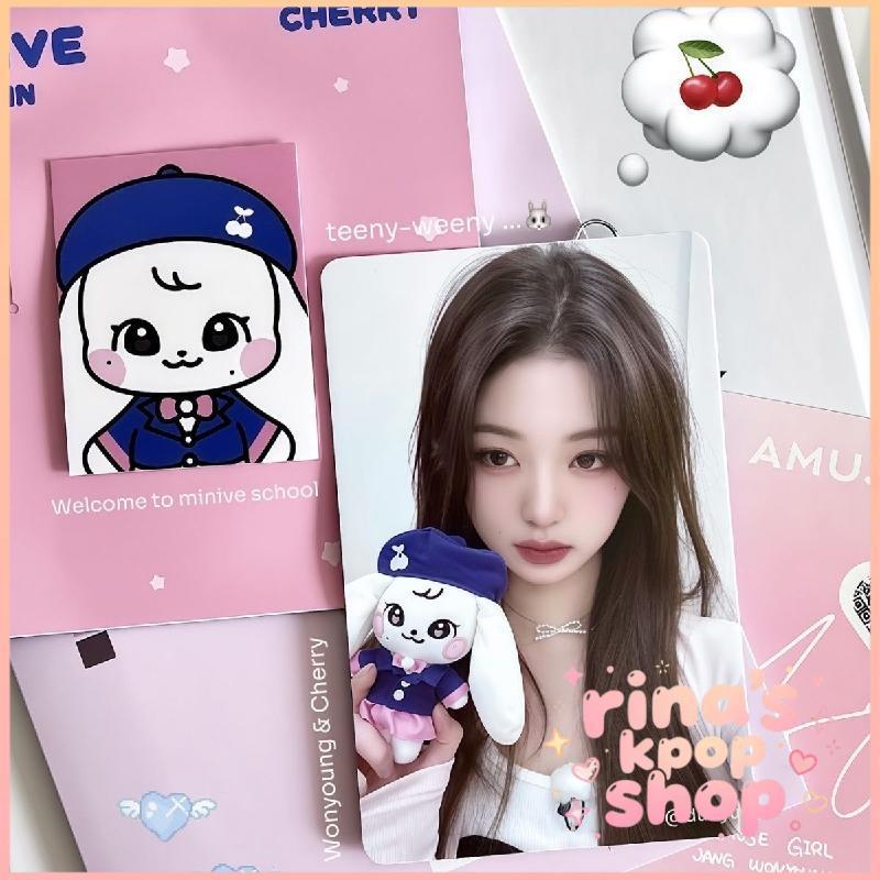 Ive Zhang Yuanying Shanghai Flash minive Full Amount ตุ๊กตา Zhang Yingbai เสื้อผ้าตุ๊กตา Photocard