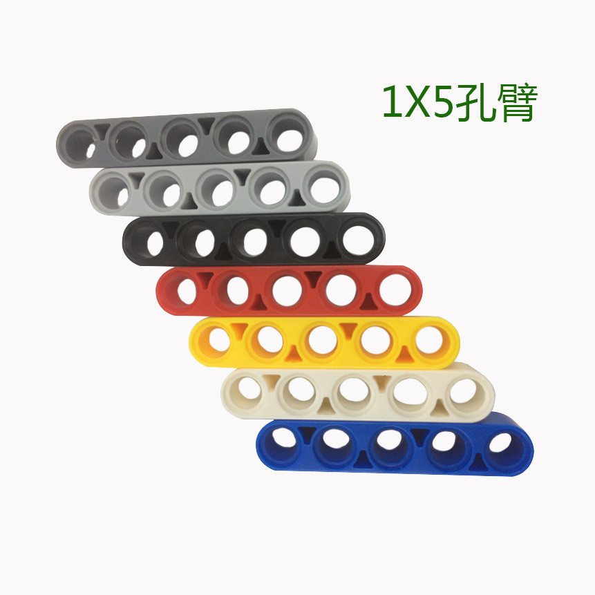 32316 * 1Souptoys ประกอบเทคโนโลยีอาคารบล็อก 1 * 5 หลุมคานแขนหนาเชื่อมต่อ Rod Zero Dispers