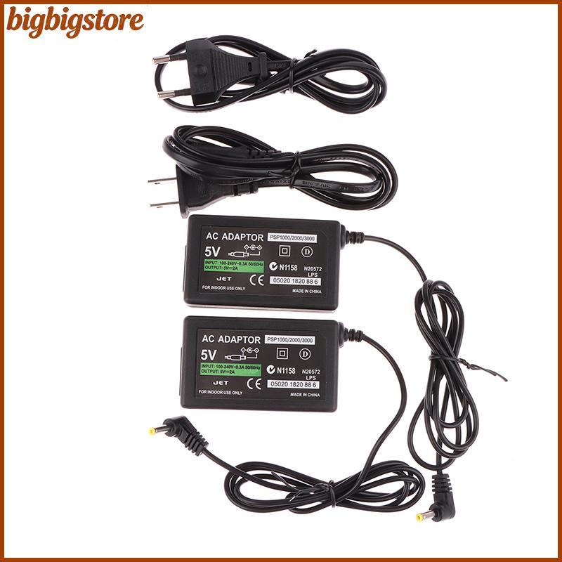 Big EU/US Plug Charger แหล่งจ่ายไฟ AC อะแดปเตอร์สายชาร์จสําหรับ PSVITA PSP1000/2000/3000 PH