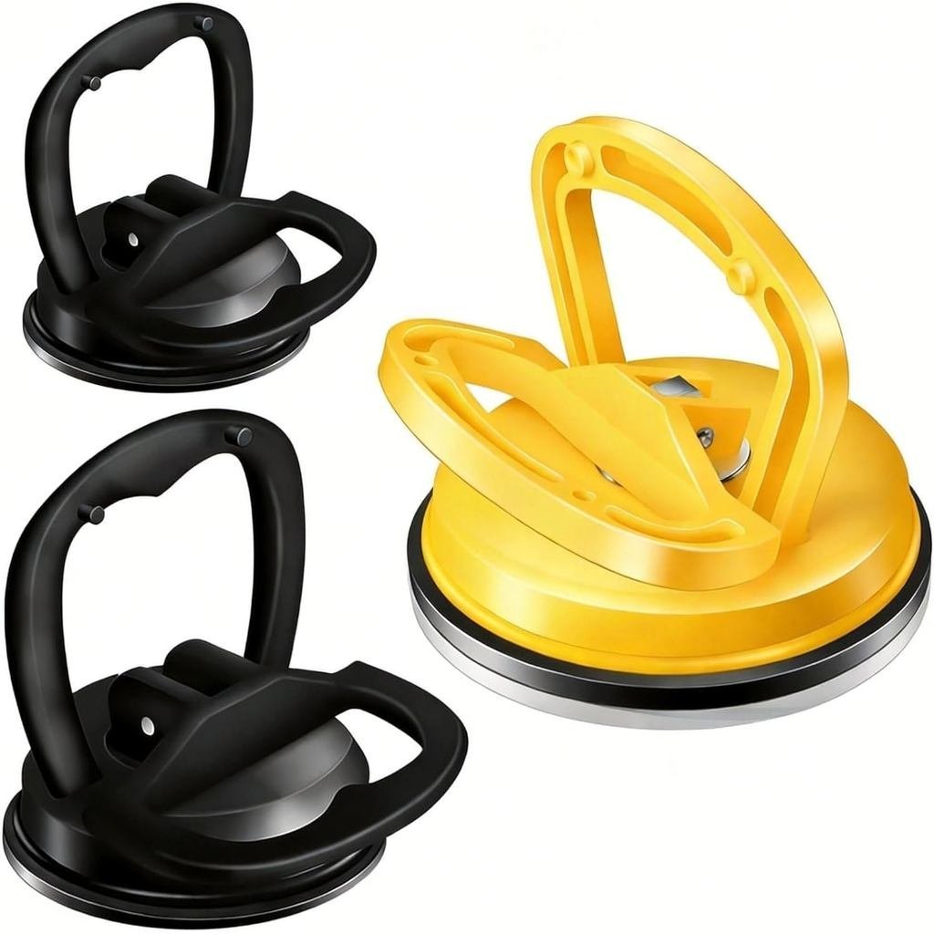 รถDent Puller 3 Pack Dent Pullerที่มีประสิทธิภาพรถDent Removalชุดดูดถ้วยDent PullerสําหรับรถDent Rep
