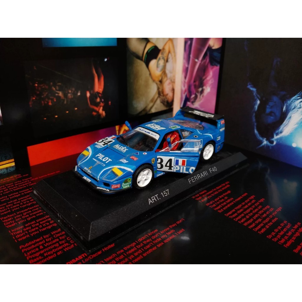 [สต๊อกพร้อม] รายละเอียดรถยนต์รายละเอียดรถยนต์ Ferrari F40 LM 24 ชั่วโมง Grand Prix 1995 Group แยกหก 