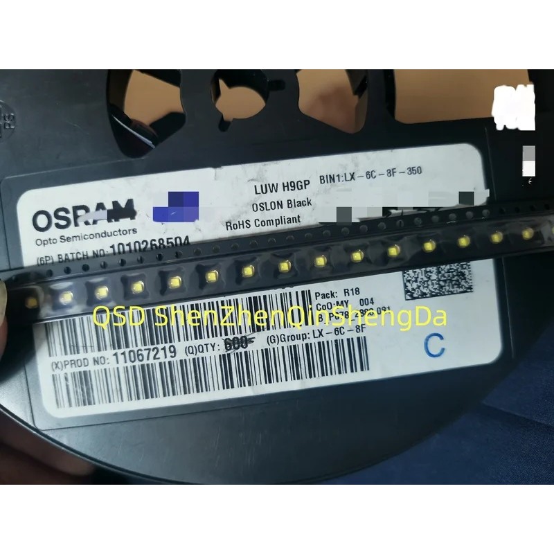 10 ชิ้น/ล็อต LUWH9GP OSLON สีดํา 3535 LED