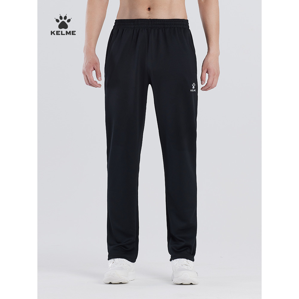 KELME KIDS KELME KIDS กางเกงขาตรงถักฤดูใบไม้ร่วง Casual All-Match Sweatpants ยืดกีฬา