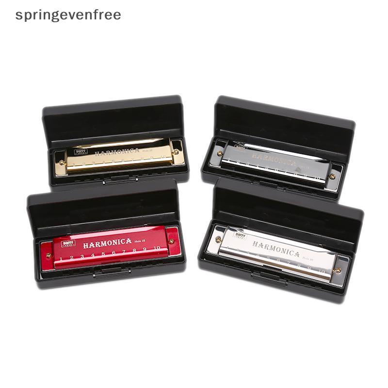 Springevenfree 10 Hole Harmonica Mouth Organ ปริศนาเครื่องดนตรีเริ่มต้นการสอน th