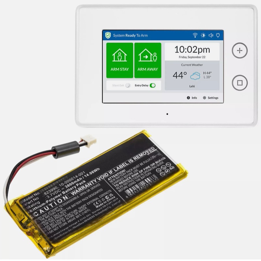 แบตเตอรี่ 2GIG GC3 10-000014-001 823990 ADT

