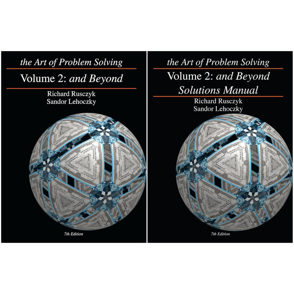 ศิลปะการแก้ปัญหา: เล่ม 2 Text & Solutions หนังสือชุด (2 เล่ม) - เล่ม 2 Text & Volume 2 Solutions Man