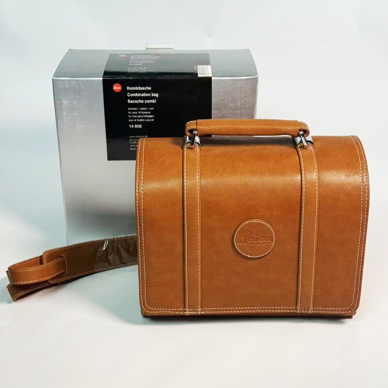 กระเป๋ากล้อง Leica M11 V-LUX5 Leica M10p Q116 Q3 Q2 กระเป๋าสะพายกระเป๋ากล้อง Retro ซองหนัง