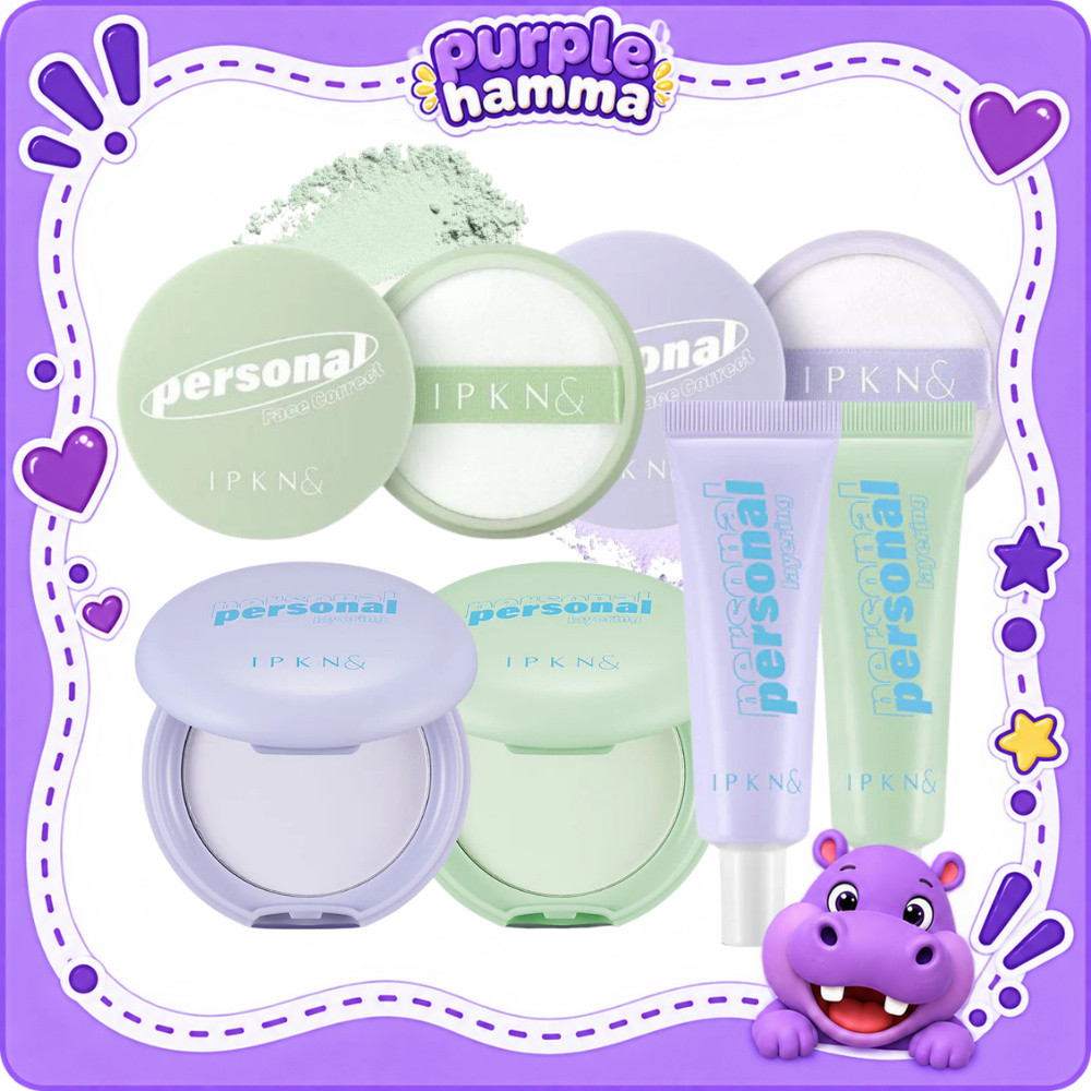 IPKN Tone Correcting Series (ฐาน 25ml / Pact 5.5g / แป้ง 4g)