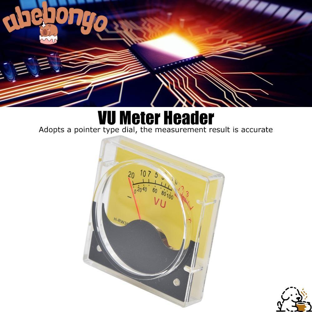 ABEBONGONY ตัวชี้ประเภท VU Meter, ความแม่นยําสูงทนทาน VU เครื่องวัดระดับ, เครื่องวัดระดับเสียงเสียงแ