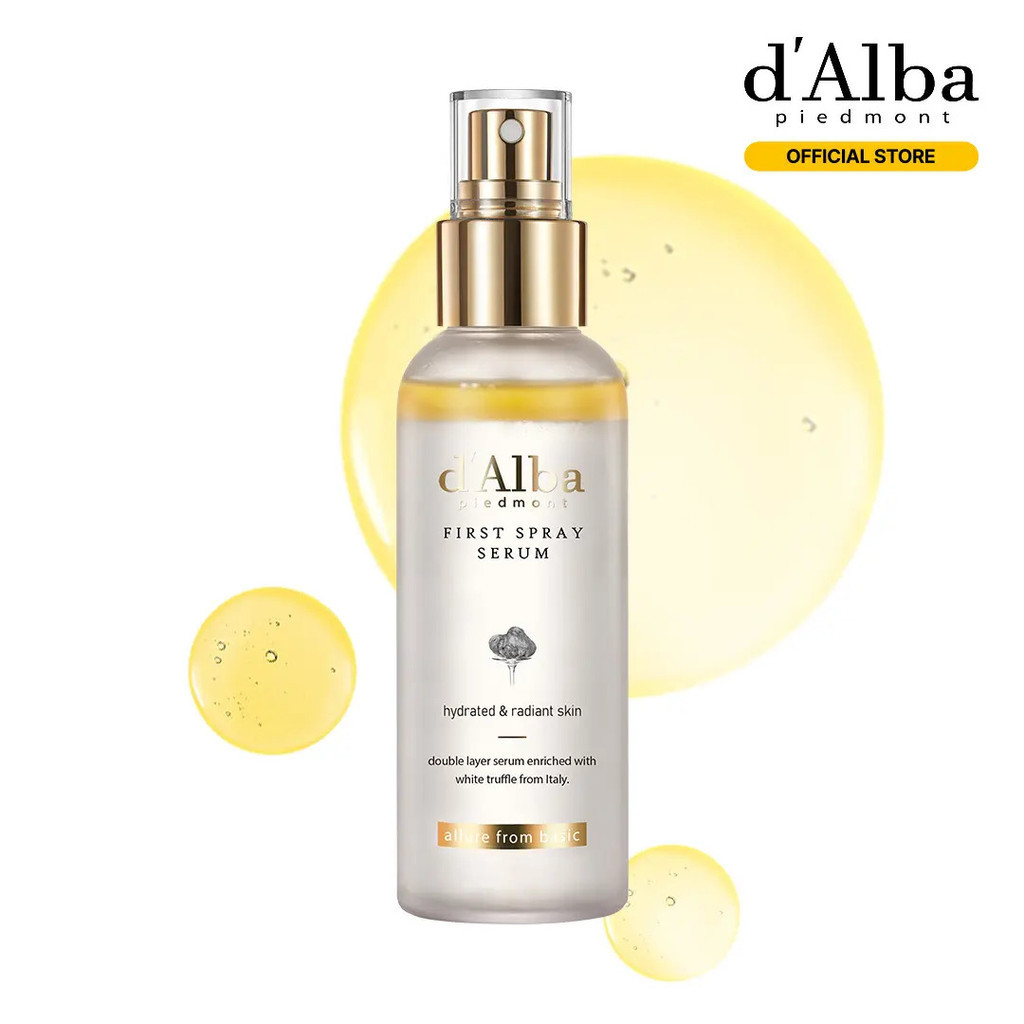 [OFFICIAL dAlba] Truffle First Serum - Authentic Face Glow Serum - Lightweight & Vegan Korean Serum 