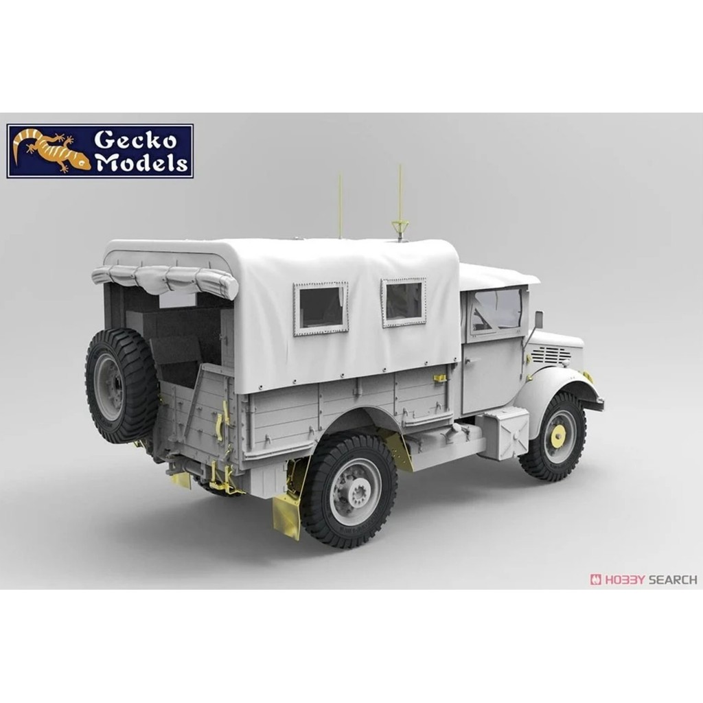 Gecko Models 35GM0061 1/35 WWII British Bedford MWR FFW ชุดโมเดลรถบรรทุกคําสั่งวิทยุ