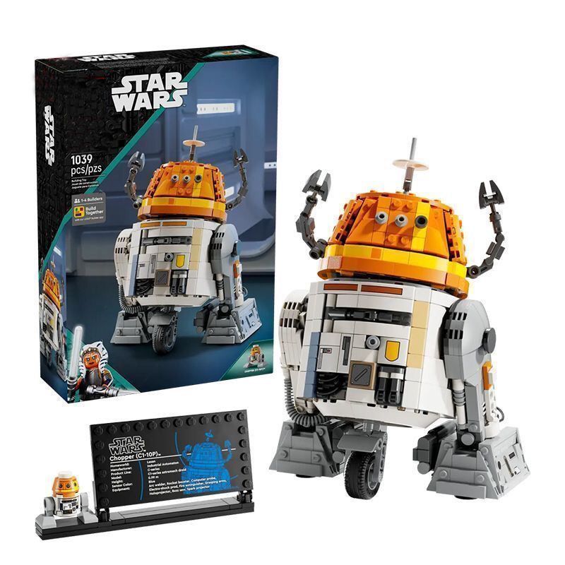 ใช้งานร่วมกับ Lego Star Wars 75416 Little Tiehang ช่างหุ่นยนต์ Boy Building Blocks ประกอบของเล่นเด็ก