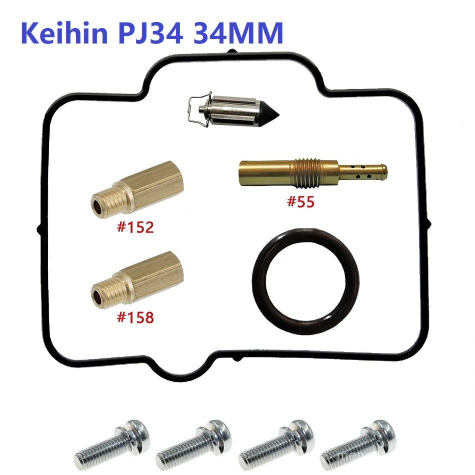 เหมาะสําหรับ Keihin PJ34 34MM ชุดซ่อมคาร์บูเรเตอร์ SAK7