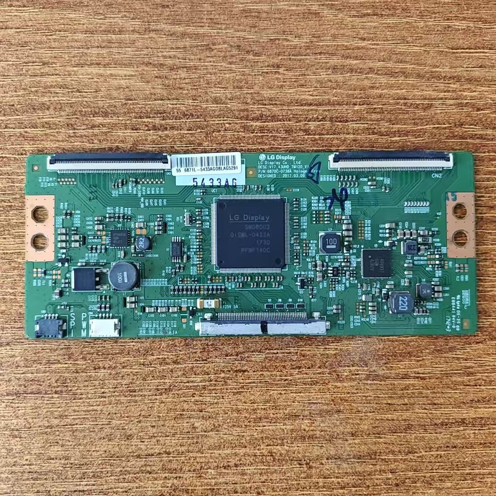 Original Changhong 55EM 55Q5T 55U1A 55Q5K TV Logic Board 6870C-0738A คลังสินค้าพร้อมยิงจริง