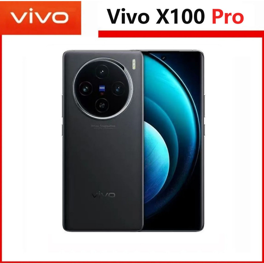 Vivo X100 Pro 5G MobilePhone AMOLED หน้าจอโค้ง 9300 Dimensity Good Condition โทรศัพท์มือสองรุ่น CN