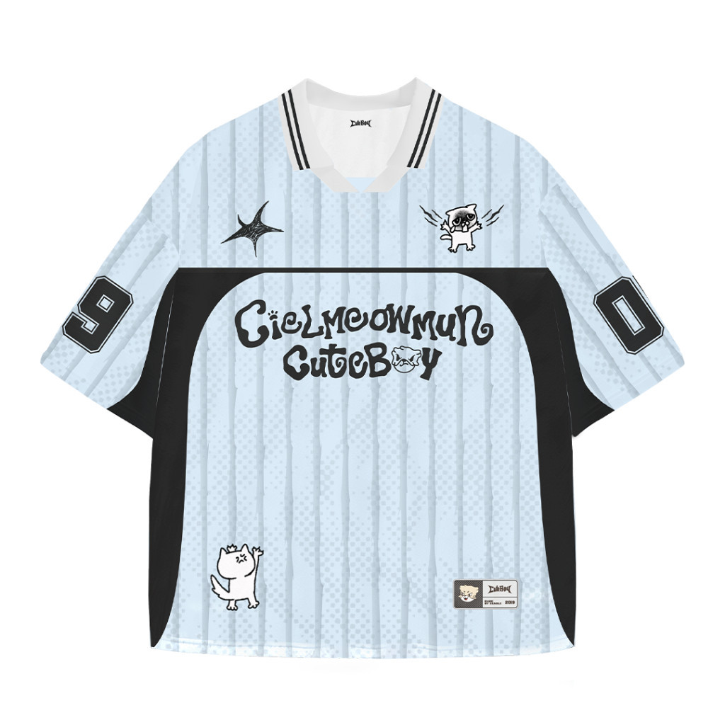 CuteBoy x Cilemeowmun | เสื้อเจอร์ซีย์ Whatever (STLMC) [Sky Blue]
