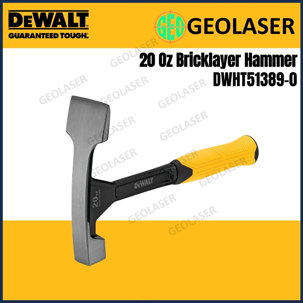 Dewalt DWHT51389-0 20 oz (567g ) Bricklayer Hammer