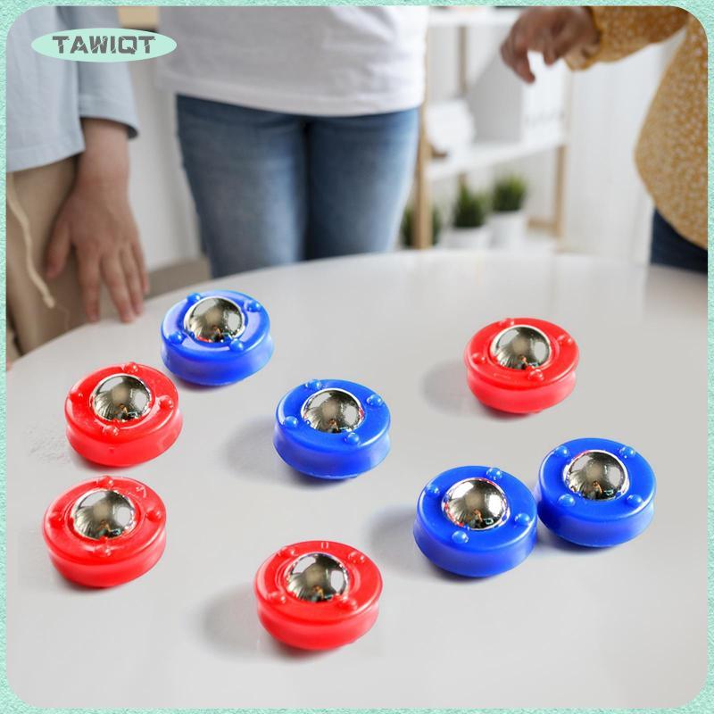 [tawiqt.th] 8 ชิ้น Shuffleboard Pucks แบบพกพา Shuffleboard Table Pucks Shuffleboard Table