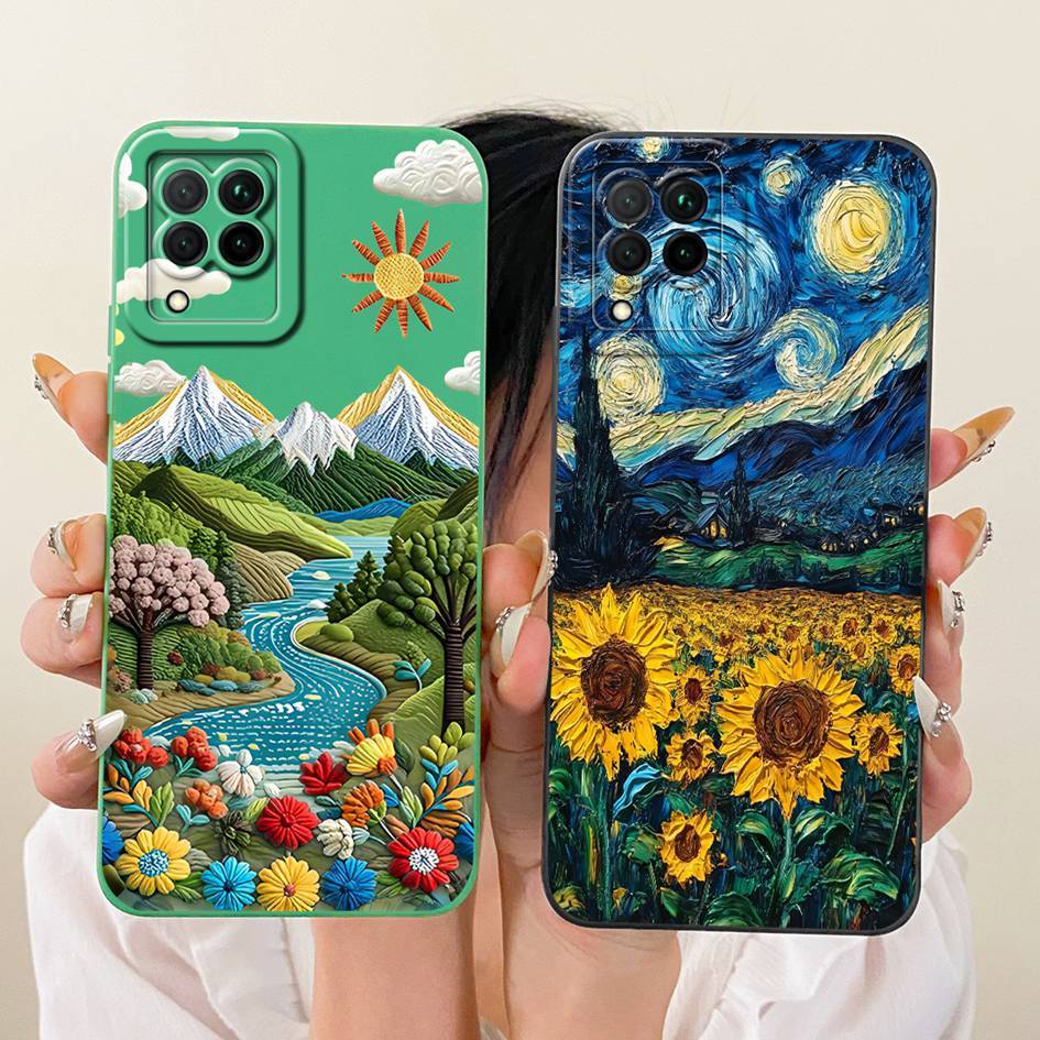เคสโทรศัพท์สําหรับ Huawei P40 Lite 4G / Nova 7i / Nova 6 SE ฝาครอบ JNY-L21A JNY-L22B ยอดนิยมดอกทานตะ