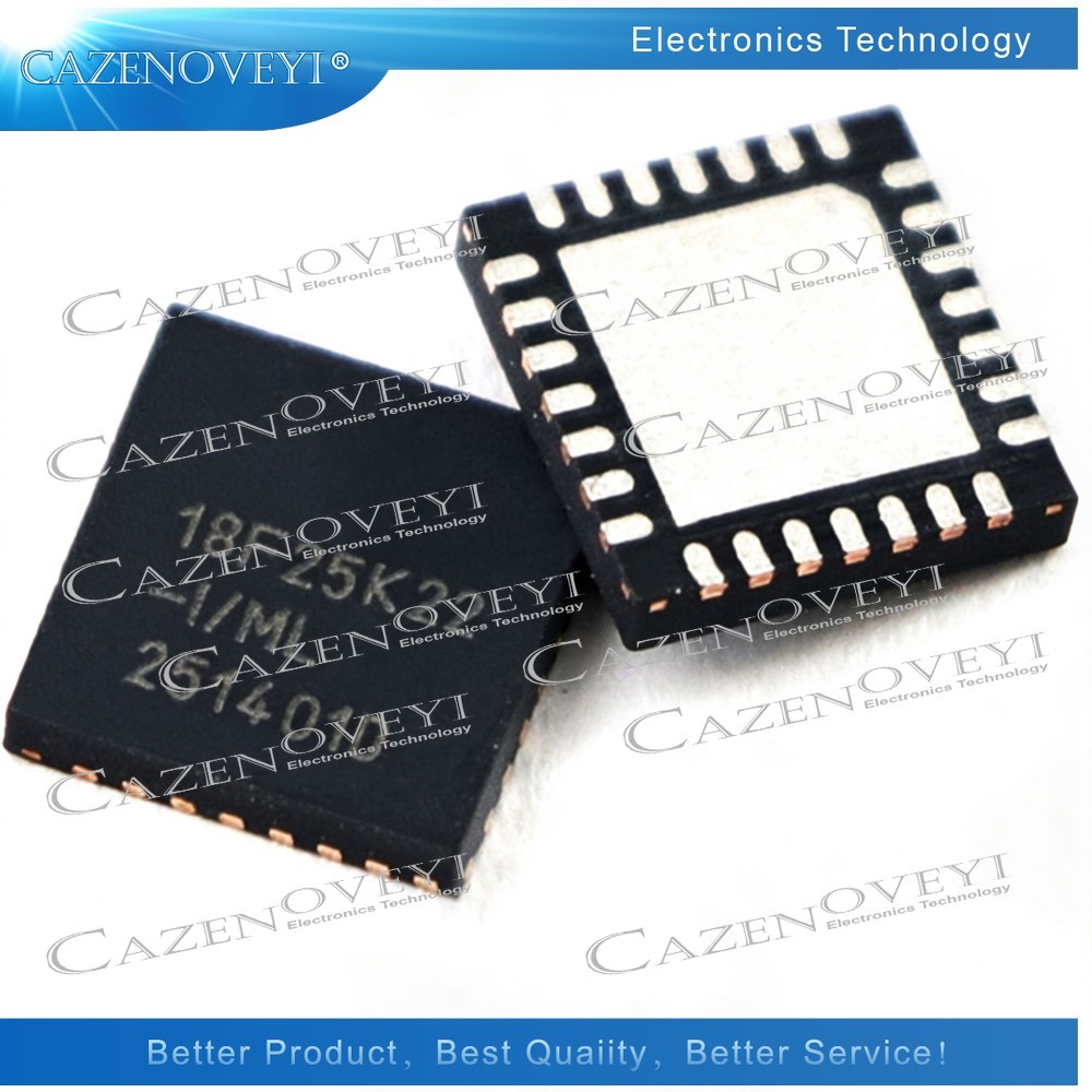 5 ชิ้น PIC18F25K22-I-ML QFN-28