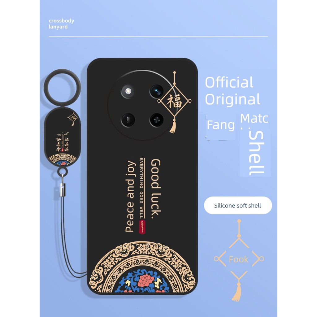 เคส honor x9c 5g เคส honor x9b 5g เหมาะสําหรับเคสโทรศัพท์ Honor X9C Huawei HonorX9C5G ซิลิโคนเหลวสไต